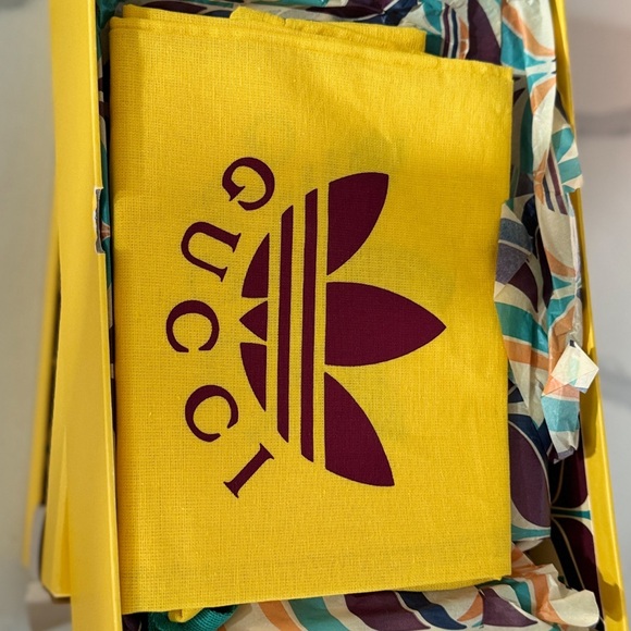 NWB Gucci Adidas x GG adilette purple transparent slides size 37 - Picture 9 of 9